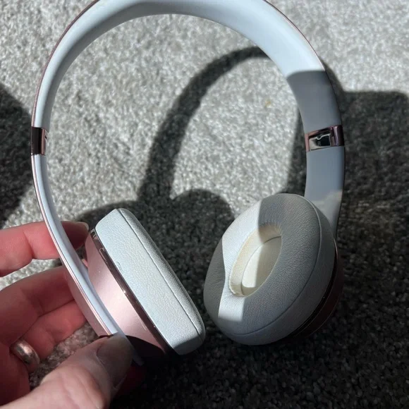 Beats studio rose gold headphones